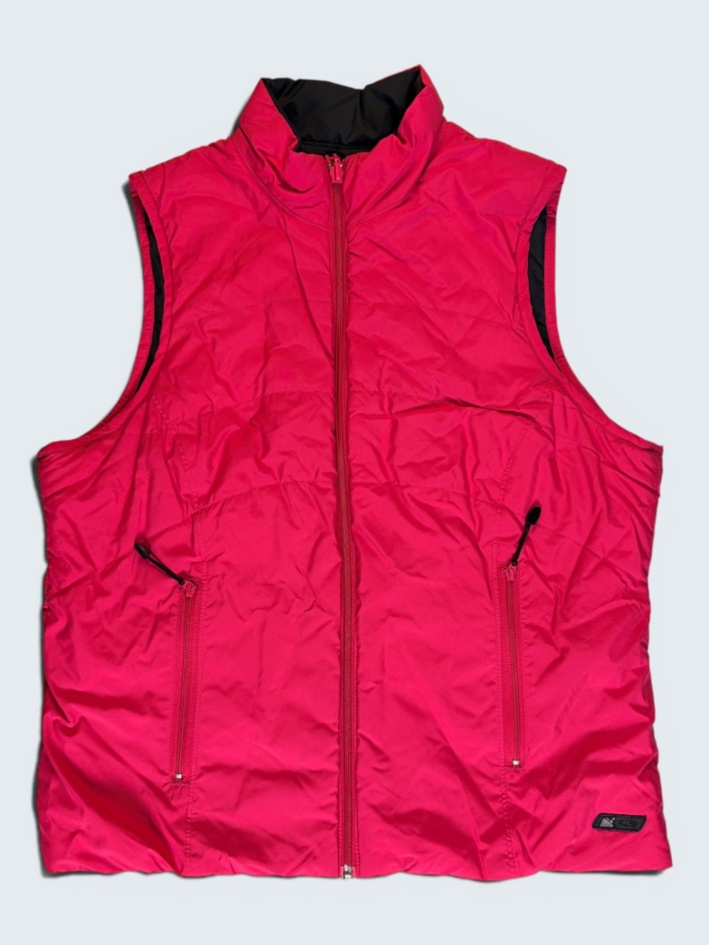 Reversible Hot Pink & Black Puffer VestSize Small